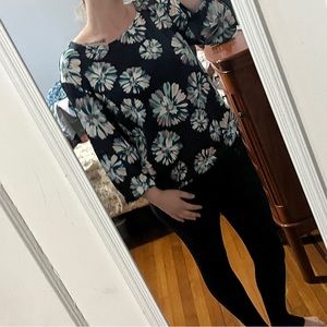 Ann Taylor long sleeve silk blouse - large petite